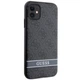 Чохол Guess 4G Stripe для iPhone 11 | XR Grey (GUHCN61P4SNK) - зображення 4