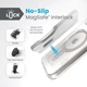 Чехол Speck Presidio Perfect-Clear ClickLock для iPhone 15 | 14 | 13 Clear Chrome with MagSafe (150441-3199) - изображение 3