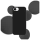 Чехол 3mk Silicone Case для iPhone 16e Black (5903108562911) - изображение 2