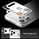Защитное стекло Spigen для камеры iPhone 17 Pro Max Optik Pro XL Glas.TR EZ Fit Camera Protector Silver (AGL10652) - изображение 5