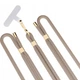 Универсальный шнурок 3mk EasyClip Elite Taupe with Gold Metal (5903108572606) - изображение 7