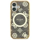 Чохол Guess IML Peony On 4G Background для iPhone 16 Brown with MagSafe (GUHMP16SH4PYEEW) - зображення 3