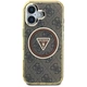 Чохол Guess IML Metal Glitter 4G Circle Triangle для iPhone 16 Brown with MagSafe (GUHMP16SHG4PRTGW) - зображення 3