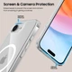 Чохол Tech-Protect FlexAir Hybrid для iPhone 16e Clear with MagSafe (5906302360192) - зображення 5