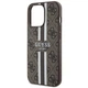 Чохол Guess 4G Printed Stripes для iPhone 13 Pro Brown with MagSafe (GUHMP13LP4RPSW) - зображення 6