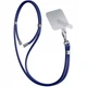 Универсальный шнурок 3mk EasyClip Dark Blue with Silver Metal (5903108568616) - изображение 1