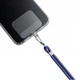 Универсальный шнурок 3mk EasyClip Dark Blue with Silver Metal (5903108568616) - изображение 5