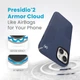 Чехол Speck Presidio2 Grip для iPhone 15 Plus | 14 Plus Coastal Blue Dust Grey with MagSafe (150569-3206) - изображение 8