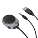Bluetooth-ресивер HOCO E150 Path car AUX BT receiver with cable Metal Gray (6942007664196) (20186) - изображение 3