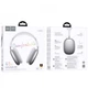 Бездротові накладні навушники HOCO W65 Happy BT headphones Silver (6942007650342) (20237) - изображение 2