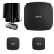 Комплект антипотоп 1/2" Ajax Hub 2, кран Ajax WaterStop, 2 датчика протечки Ajax LeaksProtect (Black) - изображение 1