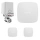 Комплект антипотоп 1/2" Ajax Hub 2, кран Ajax WaterStop, 2 датчика протечки Ajax LeaksProtect (White) - изображение 1