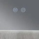 Зеркало настенное прямоугольное Qtap Taurus TA2 800х700 мм с LED-подсветкой, антизапотеванием и сенсором (QTTAU70070048955) - изображение 4