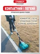 Беспроводная аккумуляторная газонокосилка для травы, мини электрокосилка, 2 аккумулятора, 3 уровня высоты скашивания и регулировка угла штанги - изображение 3