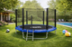 Садовый батут Fitonix 183 см 6 ft, до 100 кг, с сеткой безопасности и стремянкой - изображение 2