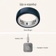 Смарт-кольцо Oura Ring 4 Ceramic Size 8 Midnight (JZ90-57455-08) [158751] - изображение 7