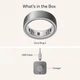 Смарт-кільце Oura Ring 4 Size 6 Brushed Silver (JZ90-54220-06) [159940] - зображення 3