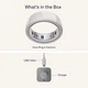 Смарт-кольцо Oura Ring 4 Ceramic Size 6 Cloud (JZ90-57460-06) [159918] - изображение 3