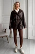 Парка Jadone Fashion Кора ONE SIZE шоколад - изображение 3
