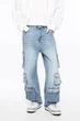 Джинси Pull & Bear світло-синій RVDWH932 36 - изображение 3