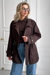 Парка Jadone Fashion Джуна ONE SIZE коричневый - изображение 3