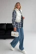Укорочений Жилет Jadone Fashion Скай M-L молоко - зображення 3