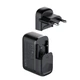 Сетевое зарядное устройство LDNIO Q366 1 x USB/2 x Type-C, технология GaN, PD3.0 65W/QC4.0 с Type C-Type C кабелем Черный - изображение 3