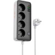 Мережевий фільтр Hoco AC22 Sunlight 4-bit (PD30W/1C3A) EU/GER Black [118747] - зображення 1