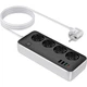 Мережевий фільтр Hoco AC22 Sunlight 4-bit (PD30W/1C3A) EU/GER Black [118747] - зображення 5