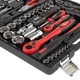 Професійний набір інструментів Intertool 1/4", 1/2", 72 предмети (ET-6073) - зображення 4