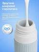 Набор силиконовых флаконов для путешествия, 90 мл, дорожный комплект емкостей для жидкостей, шампуня геля крема, командировочная косметичка, спортзал, душа синий - изображение 5