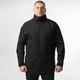 Анорак R-Military STORM з прихованим капюшоном на флісі 4XL чорний - изображение 1