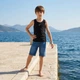 Чорна майка для хлопчика 134 см (8-9Y) Primark - зображення 1