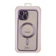 Чохол TPU Metallic Full Camera with Magsafe для iPhone 15 Purple - изображение 3