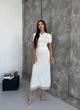 Костюм-двойка с кружевом One size Белый (5010) - изображение 6
