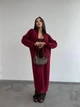 Стильный кардиган One size Бордовый (3814) - изображение 9