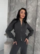 Трикотажный костюм-двойка One size Графит (1045) - изображение 2