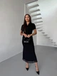 Костюм-двойка с кружевом One size Черный (5010) - изображение 7