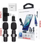 Беспроводной петличный микрофон для iPhone Lavalier Mini Wireless Mic для записи видео и звука - изображение 2