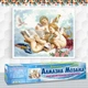 Алмазна мозаїка Ангели на хмарах 60х46см DM-110 Повна зашивання. Набір алмазної вишивки - зображення 2