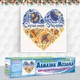 Алмазная мозаика Серце моє - Україна DM-425 40x40см Полная зашивка набор алмазной вышивки - изображение 2
