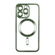 Чохол TPU Metallic Full Camera with Magsafe для iPhone 11 Green - изображение 1
