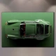 Картина з машиною Porsche 911 Green Dream - Декор для дому та в кімнату - 100х150 см - изображение 1