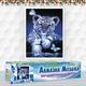 Алмазна мозаїка Тигреня з метеликами DM-287 30х50см Повна зашивання. Набір алмазної вишивки - зображення 2