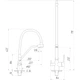 Смеситель для кухни под осмос Globus Lux GLLR-0801-L-10-01 - изображение 4
