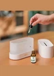 Зволожувач повітря з ефектом полум'я Idea Air humidifier 2344 ультразвуковий 180 мл Білий (43637344R) - зображення 3