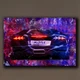 Картина з машиною - Lamborghini Hustle Power - 80х120 см - изображение 1