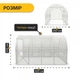 Теплица парник PlantBox (400х250х200 см, 10м2, армированная плёнка UV-4, оцинкованный металл) - изображение 2