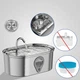 Сталевий питний фонтан для для домашніх тварин Els Pet WF-170 3,5L - зображення 3