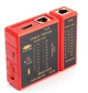Тестер сетевого кабеля для локальной сети RJ45 и HDMI Кабель LAN Cat5 Тест диагностика витая пара NSS-681HDMI Красный - изображение 6